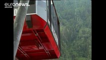 França: 33 pessoas presas em cabines de teleférico dobre o Monte Branco