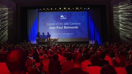 French actor Belmondo receives Golden Lion in Venice