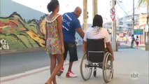 Deficientes físicos encontram dificuldades para acessar pontos turísticos do Rio