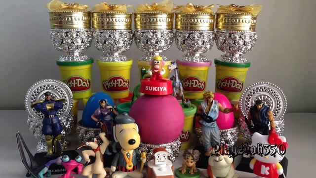 Street Fighter, Ryu, Ken, Chun-Li, Vega,SURPRISE EGGS Surprise Toys playzdoh,The Good Dinosaur Rio 2