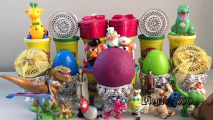 PLAY DOH With SurprisesToys,The Lord Of The Rings,The Good Dinosaur,Rio 2,Egg Surprise Toys4 Kids