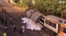 Nuevas imágenes del accidente de tren