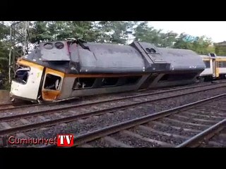 İspanya'daki tren kazasından ilk görüntüler: 4 ölü