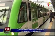 Construirán dos proyectos de tren en Lima Norte y Lima Centro