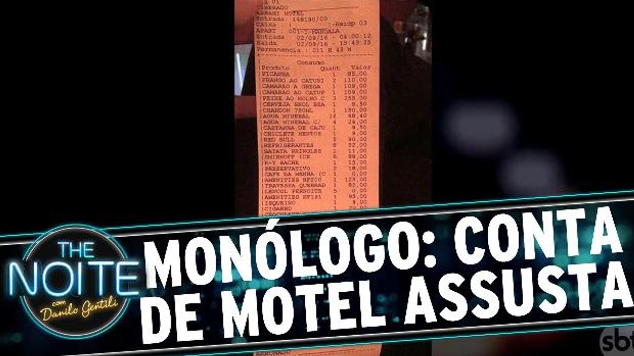 Monólogo: Casal se assusta com conta absurda do Motel