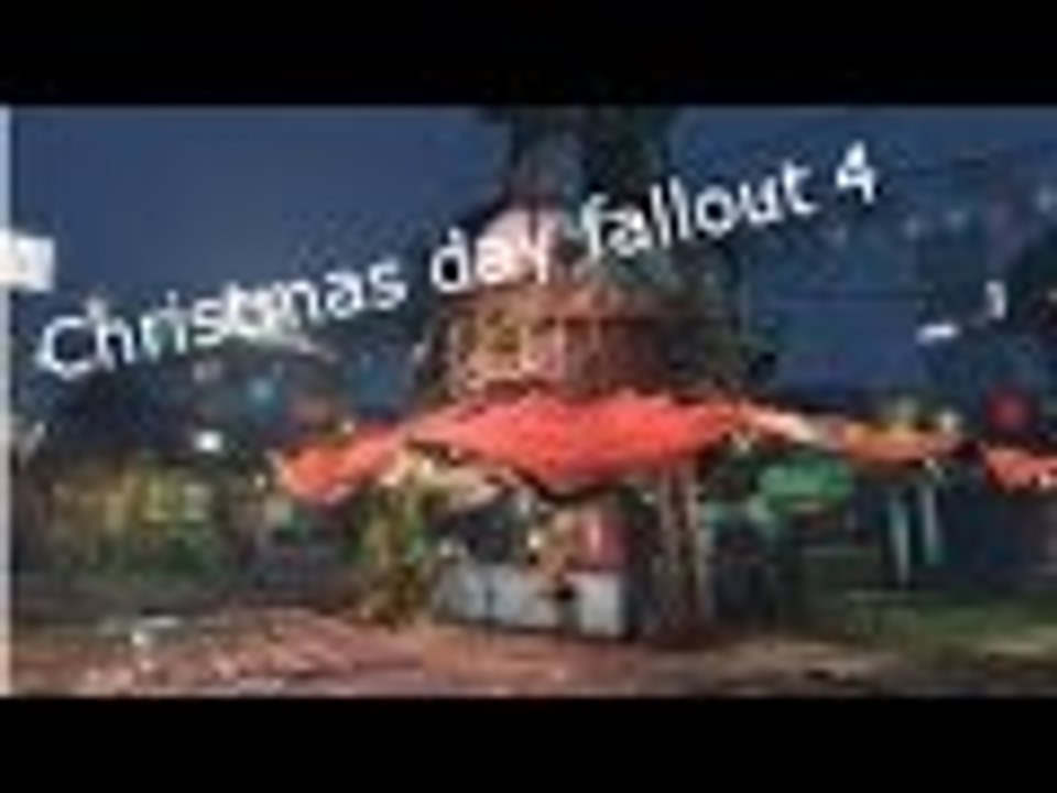 Fallout 4 How to get diamond city ready for christmas