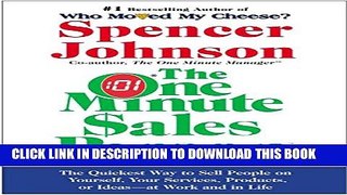 [PDF] One Minute Sales Person, The: The Quickest Way to Sell People on Yourself, Your Services,