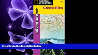behold  National Geographic Costa Rica Adventure Map (Spanish and English Edition)