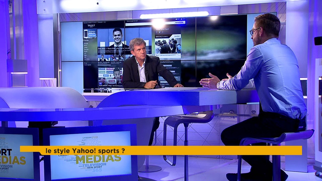 SPORT MEDIAS - Patrick Chêne reçoit Alex Delperier Directeur de la rédaction Yahoo! France