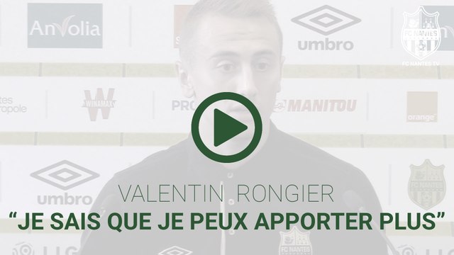 Valentin Rongier avant FCN-FCM
