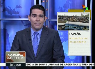 España:4 muertos y 50 heridos deja descarrilamiento de tren en Galicia