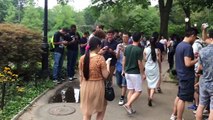 Unexpected crowd at Central Park after Pokemon Go launch : Unofficial Pokemon GO headquarters !!