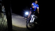 4k, Ultra HD, Mtb, Night bikers, nas trilhas noturnas, agronomia e eucaliptos, 24 amigos, pedalando com a bike Soul, SL 129, 24v, Taubaté, SP, Brasil, 2016, (12)