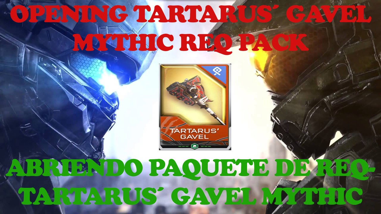 HALO 5 GUARDIANS: ABRIENDO/OPENING TARTARUS´ GAVEL MYTHIC REQ PACK, 17 CARDS!