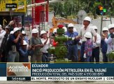 Ecuador: inician trabajos de producción petrolera en el Yasuní