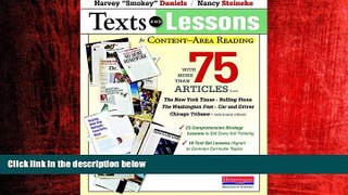 For you Texts and Lessons for Content-Area Reading: With More Than 75 Articles from The New York