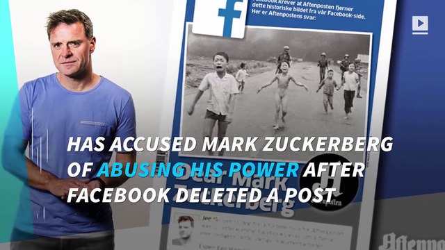 Zuckerberg criticized over censorship after Facebook deletes 'napalm girl' photo