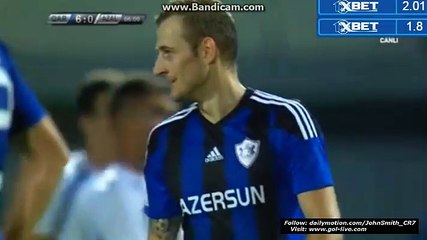 Maksim Medvedev Second Goal HD - Qarabağ 6-0 AZAL - Azerbaijan - Premyer Liqa 09.09.2016 HD