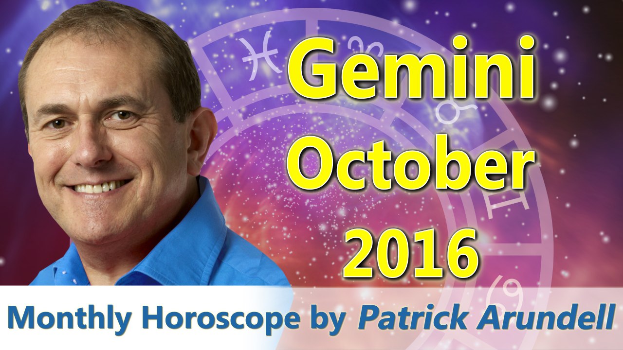 Gemini October 2016 Horoscope