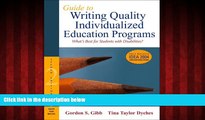 Enjoyed Read Guide to Writing Quality Individualized Education Programs (2nd Edition)
