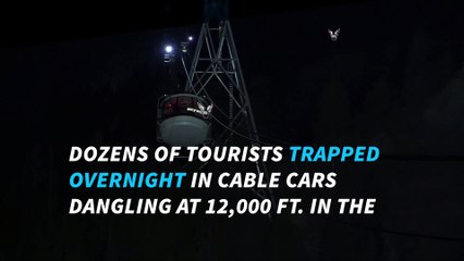 Dozens rescued from French Alps cable cars