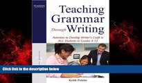 Popular Book Teaching Grammar Through Writing: Activities to Develop Writer s Craft in ALL