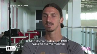 Découvrez ce qui manque le plus à Zlatan au sujet du PSG et Paris