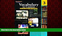 Enjoyed Read Vocabulary in Context for the Common Core Standards: Reproducible Grade 3