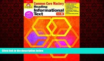 Popular Book Reading Informational Text, Grade 4 (Reading Informational Text: Common Core Mastery)