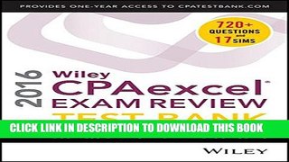 [Read PDF] Wiley CPAexcel Exam Review 2016 Test Bank: Business Environment and Concepts Ebook Free
