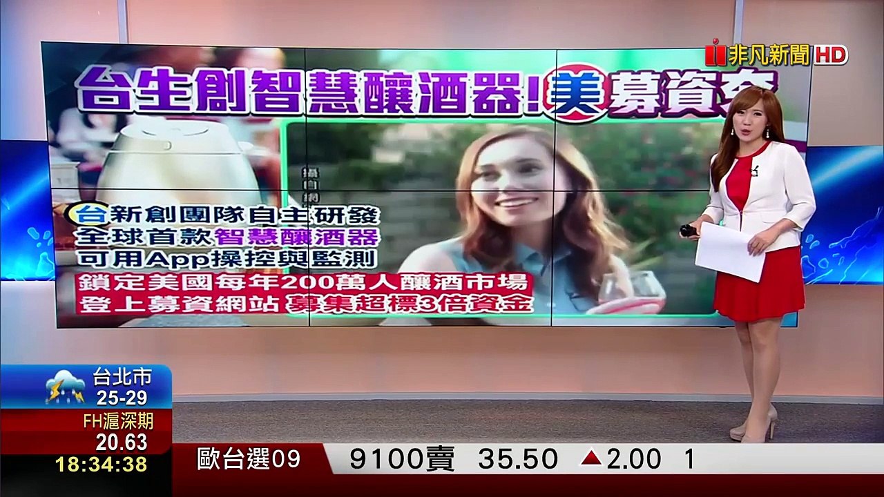 中華民國MIT智慧釀酒器 登美國募資引轟動