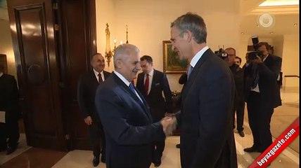 Başbakan Yıldırım, NATO Genel Sekreterini kabul etti