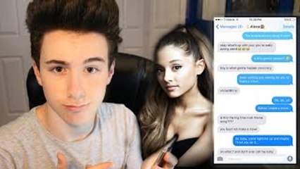 Song Lyrics Text Prank on my CRUSH - "Im So Into You" Ariana Grande