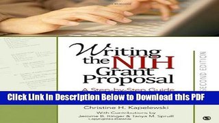 [Read] Writing the NIH Grant Proposal: A Step-by-Step Guide Popular Online