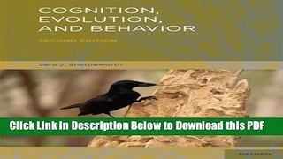 [Read] Cognition, Evolution, and Behavior Free Books