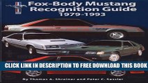 New Book Fox-Body Mustang Recognition Guide 1979-1993