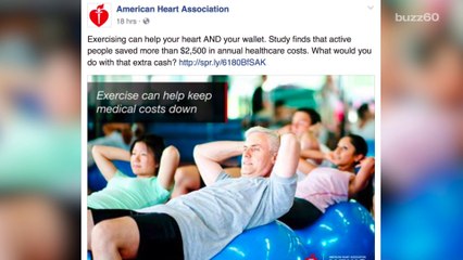 How Regular Exercise Could Save You $2,500 A Year