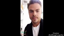 Derek Hough on Access Hollywood Live (Backstage) - September 9, 2016 (Snapchat posts)