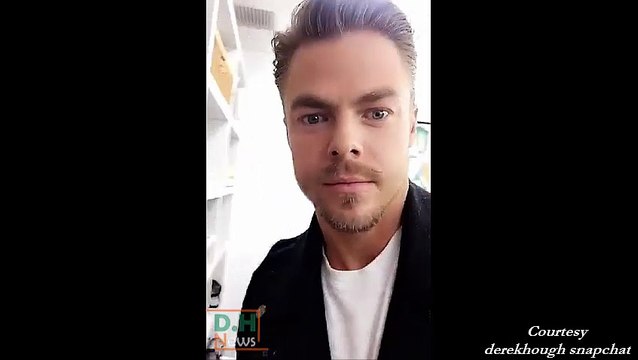 Derek Hough on Access Hollywood Live (Backstage) - September 9, 2016 (Snapchat posts)