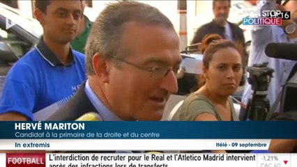 Hervé Mariton a tous ses parrainages pour se présenter à la primaire de la droite et du centre