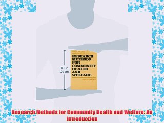[PDF] Research Methods for Community Health and Welfare: An Introduction Popular Colection