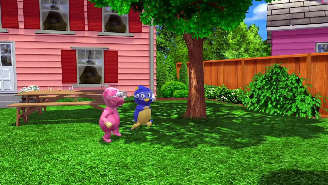volta para aescola com Backyardigans