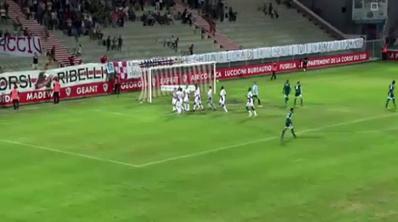 But De Johan Cavalli - AC Ajaccio 1-0 Red Star (09/09/2016)