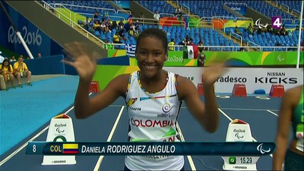 VIDEO. Athlétisme : à 10 m de la ligne, la Brésilienne Tascitha Oliveira Cruz laisse filer l'or sur 100 m