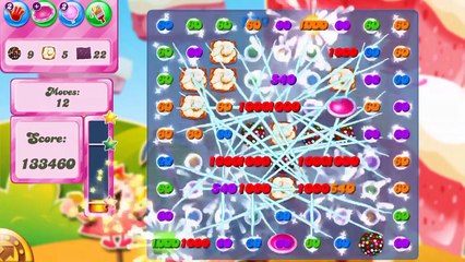 Candy Crush Saga Level 1653 - No boosters color bomb - wall break