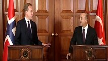 Ankara Dışişleri Bakanı Mevlüt Çavuşoğlu, Norveç Dışişleri Bakanı ile Görüştü