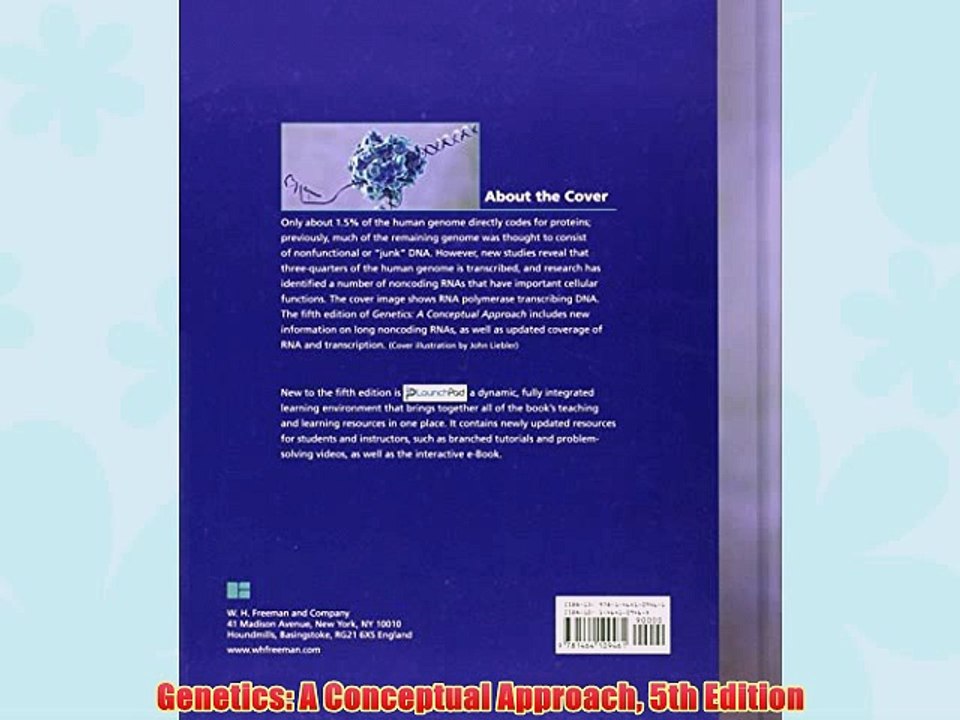 [PDF] Genetics: A Conceptual Approach 5th Edition Full Online
