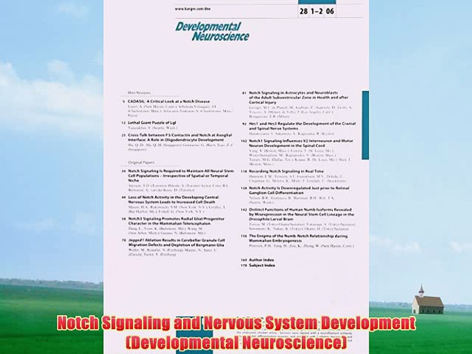 [PDF] Notch Signaling and Nervous System Development (Developmental Neuroscience) Popular Online