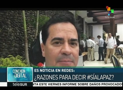 Ciudadanía colombiana dice en redes sociales sí a la paz