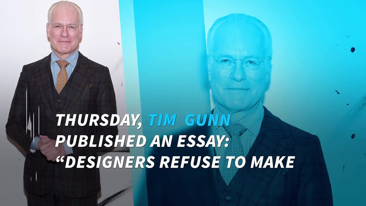 Tim Gunn criticizes fashion industry for failing 100 million women